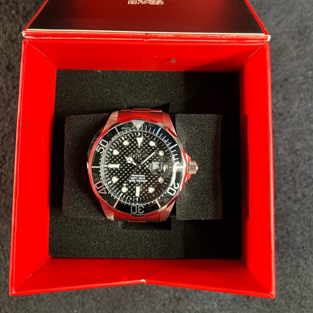 Invicta Grand Diver Men’s Watch-47mm MOD-12562 Steel & Black LIMITED!!! (NWT)